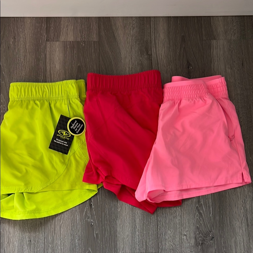 Bright Athletic Shorts Set